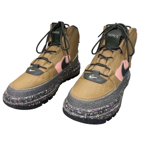 Nike Men’s Air Force 1 Boot NN Brown Kelp Crater Boot Size US 8.5 main image 9